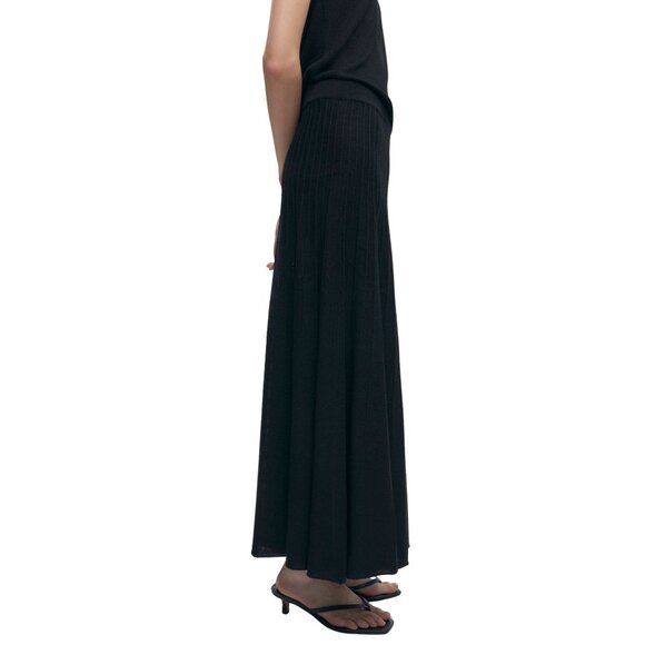 KOTN Women's Gezira Knit Skirt Black XXL NWT - Picture 2 of 7